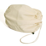 NSA Cotton Flannel Hood Bag in White